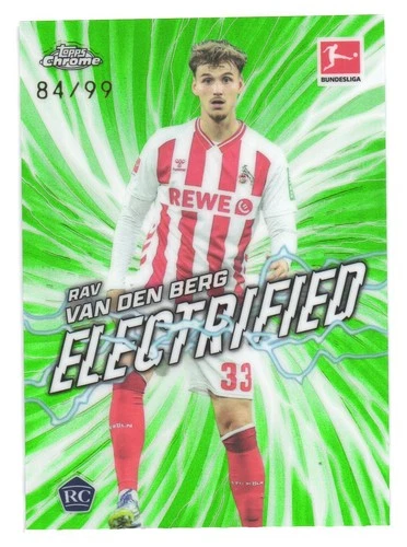 Rav van den Berg 2025 Topps Chrome Bundesliga Green /99