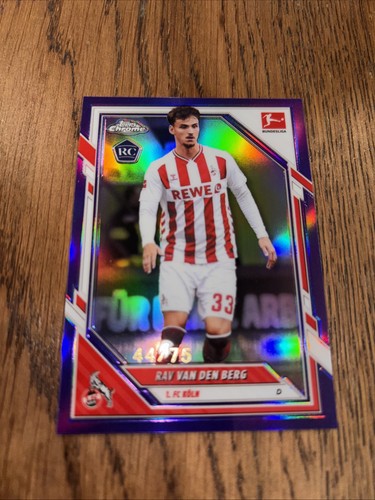 Rav Van Den Berg 2025 Topps Chrome Bundesliga Purple /75