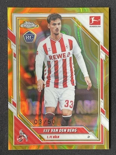 Rav van den Berg 2025 Topps Chrome Gold Lava /50
