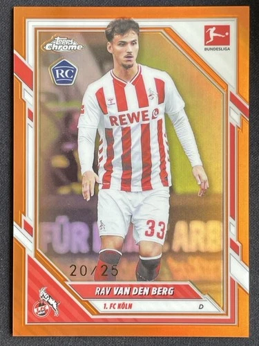 Rav van den Berg 2025 Topps Chrome Orange /25