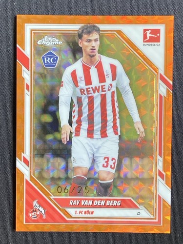 Rav van den Berg 2025 Topps Chrome Orange Geometric /25