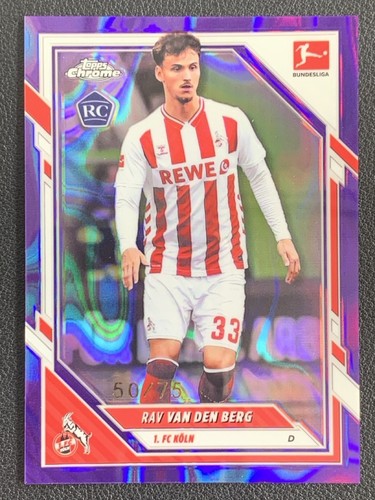 Rav van den Berg 2025 Topps Chrome Purple Lava /75