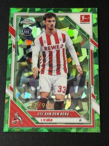 Rav van den Berg 2025 Topps Cromo Zafiro Bundesliga Verde /99