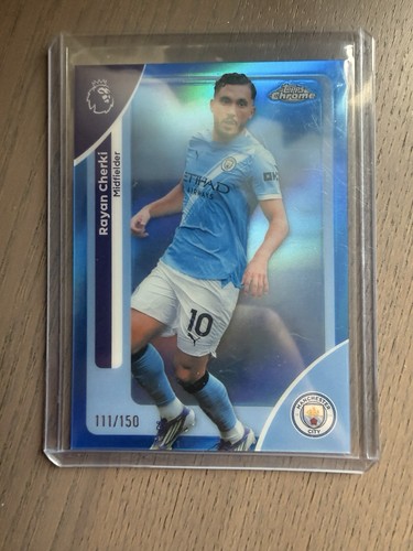 Rayan Cherki 2025 Topps Chrome Color Match /150