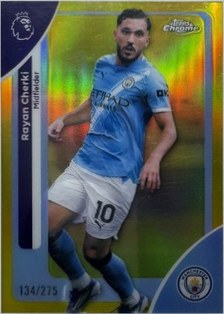 Rayan Cherki 2026 Topps Chrome Gold /275