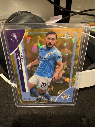 Rayan Cherki 2026 Topps Chrome Gold Refractor /49