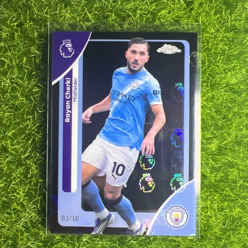 Rayan Cherki 2025 Topps Chrome Logofractor /50