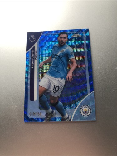 Rayan Cherki 2026 Topps Chrome Premier League Color Match /150
