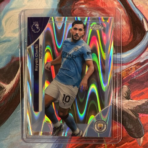 Rayan Cherki 2026 Topps Chrome Premier League Raywave