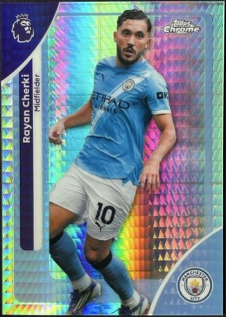 Rayan Cherki 2025 Topps Chrome Prism Refractor #126