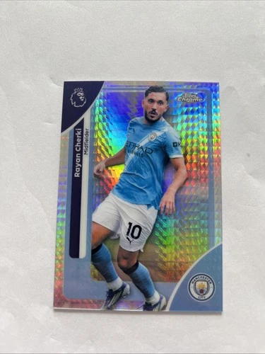 Rayan Cherki 2025 Topps Chrome Prism Refractor