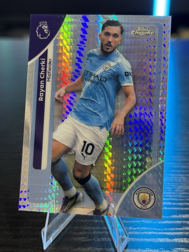 Rayan Cherki 2026 Topps Chrome Prismatic Refractor