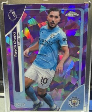 Rayan Cherki 2026 Topps Chrome Purple /15