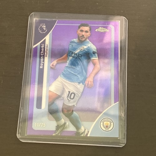 Rayan Cherki 2026 Topps Chrome Purple /75