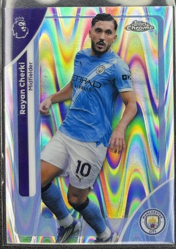 Rayan Cherki 2025 Topps Chrome Raywave