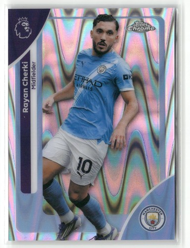 Rayan Cherki 2025 Topps Chrome RayWave Refractor