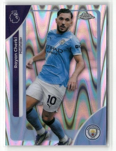 Rayan Cherki 2026 Topps Chrome Raywave Refractor