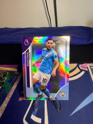 Rayan Cherki 2025 Topps Chrome Refractor /25