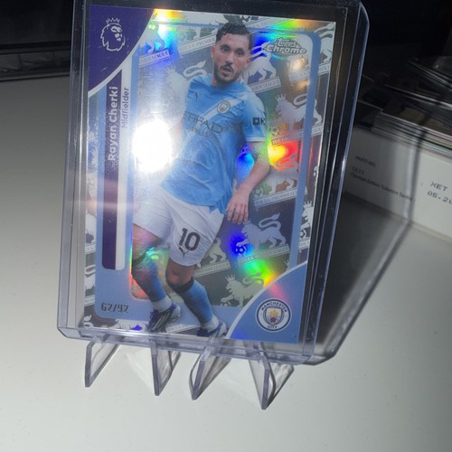 Rayan Cherki 2026 Topps Chrome Retrofractor /92
