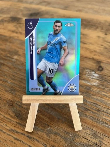 Rayan Cherki 2026 Topps Chrome Teal Refractor /299