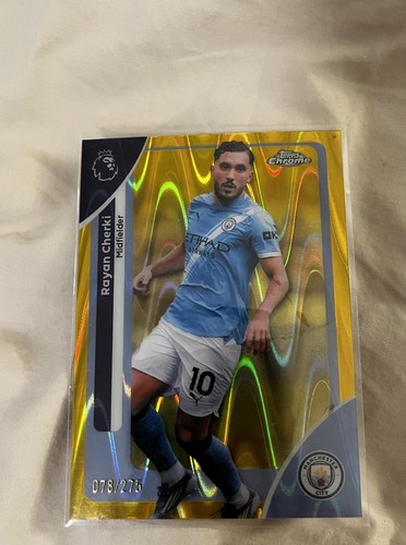 Rayan Cherki 2026 Topps Cromo Oro Onda Refractor /275