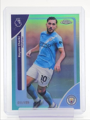 Rayan Cherki 2026 Topps Cromo Premier League Aqua /199