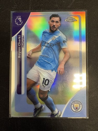 Rayan Cherki 2025 Topps Cromo Premier League Silver Refractor