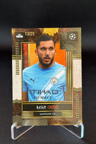 Rayan Cherki 2025 Topps Deco /25