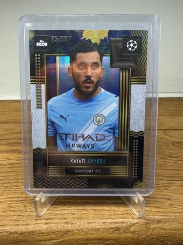 Rayan Cherki 2025 Topps Deco UCL Blue /99