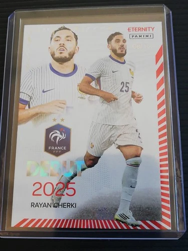 Rayan Cherki 2025 Panini Eternity Red /10