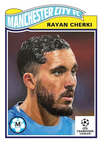 Rayan Cherki 2025 Topps Living Set #806