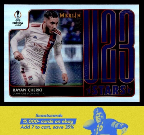 Rayan Cherki 2022 Topps Merlin Chrome 5
