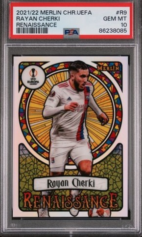 Rayan Cherki 2022 Topps Merlin Chrome