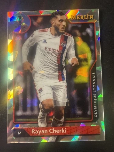 Rayan Cherki 2021 Topps Merlin Chrome Atomic /250