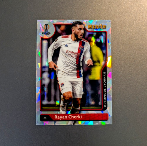 Rayan Cherki 2021 Topps Merlin Chrome Atomic Refractor /250