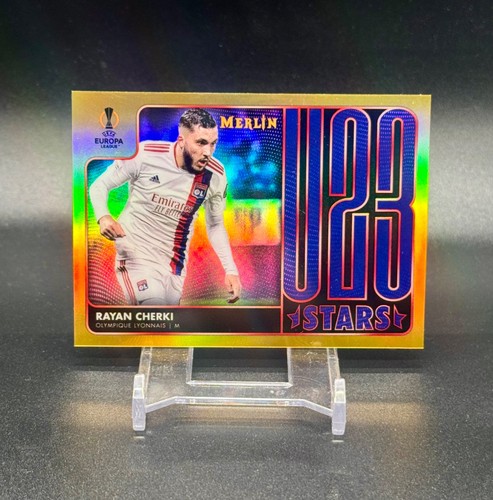 Rayan Cherki 2021 Panini Merlin Chrome Gold /50