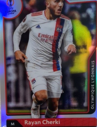 Rayan Cherki 2021 Topps Merlin Chrome Refractor