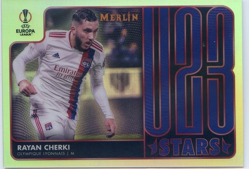 Rayan Cherki 2022 Topps Merlin Chrome Refractor