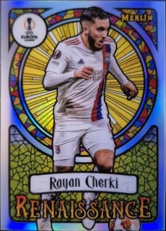 Rayan Cherki 2021 Topps Merlin Chrome UCL #R-9