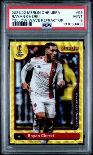 Rayan Cherki 2021 Topps Merlin Chrome UEFA /225
