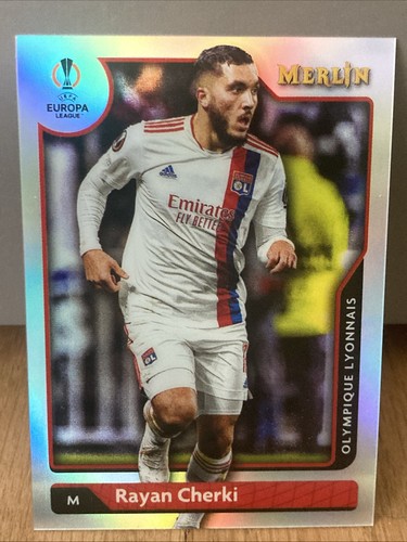 Rayan Cherki 2021 Panini Merlin Chrome UEFA Champions Refractor