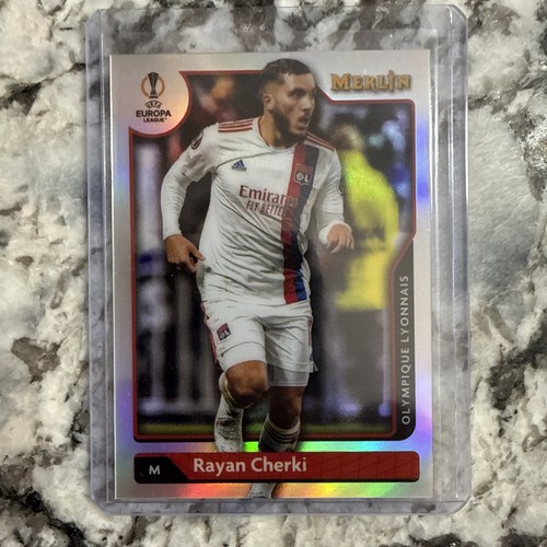 Rayan Cherki 2022 Panini Merlin Chrome UEFA Champions Refractor