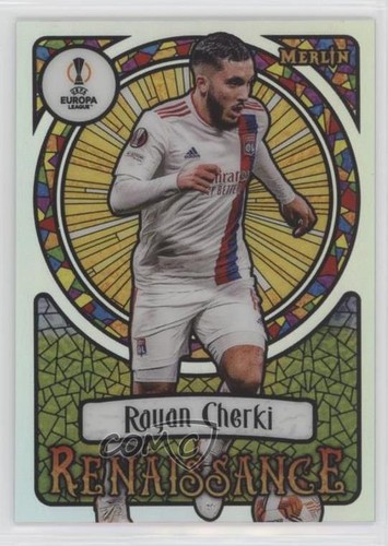Rayan Cherki 2021 Topps Merlin Collection Chrome