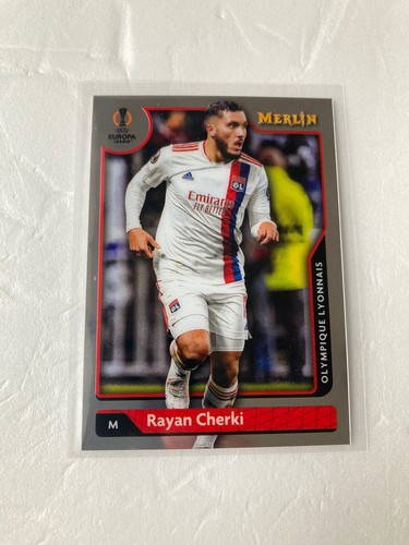 Rayan Cherki 2021 Panini Merlin Cromo UEFA