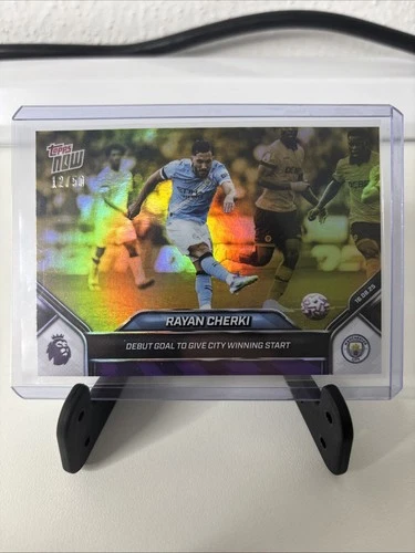 Rayan Cherki 2025 Topps Now Premier League Gold
