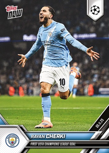 Rayan Cherki 2025 Topps NOW UCL