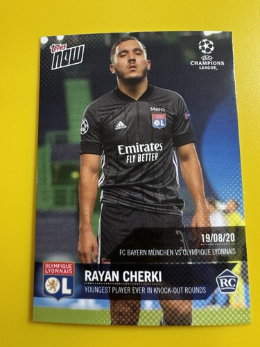 Rayan Cherki 2020 Topps Now UEFA Champions League /2942