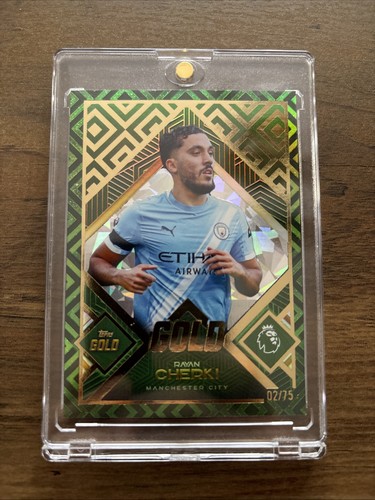 Rayan Cherki 2025 Topps Premier League Gold /75