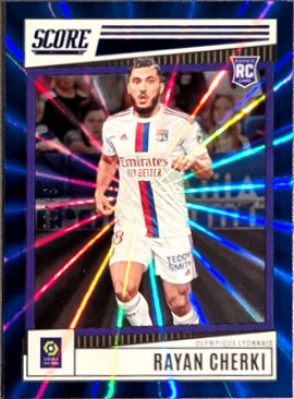 Rayan Cherki 2023 Panini Score Blue Lasers /60