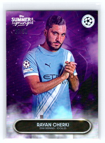 Rayan Cherki 2026 Topps Summer Signings /50